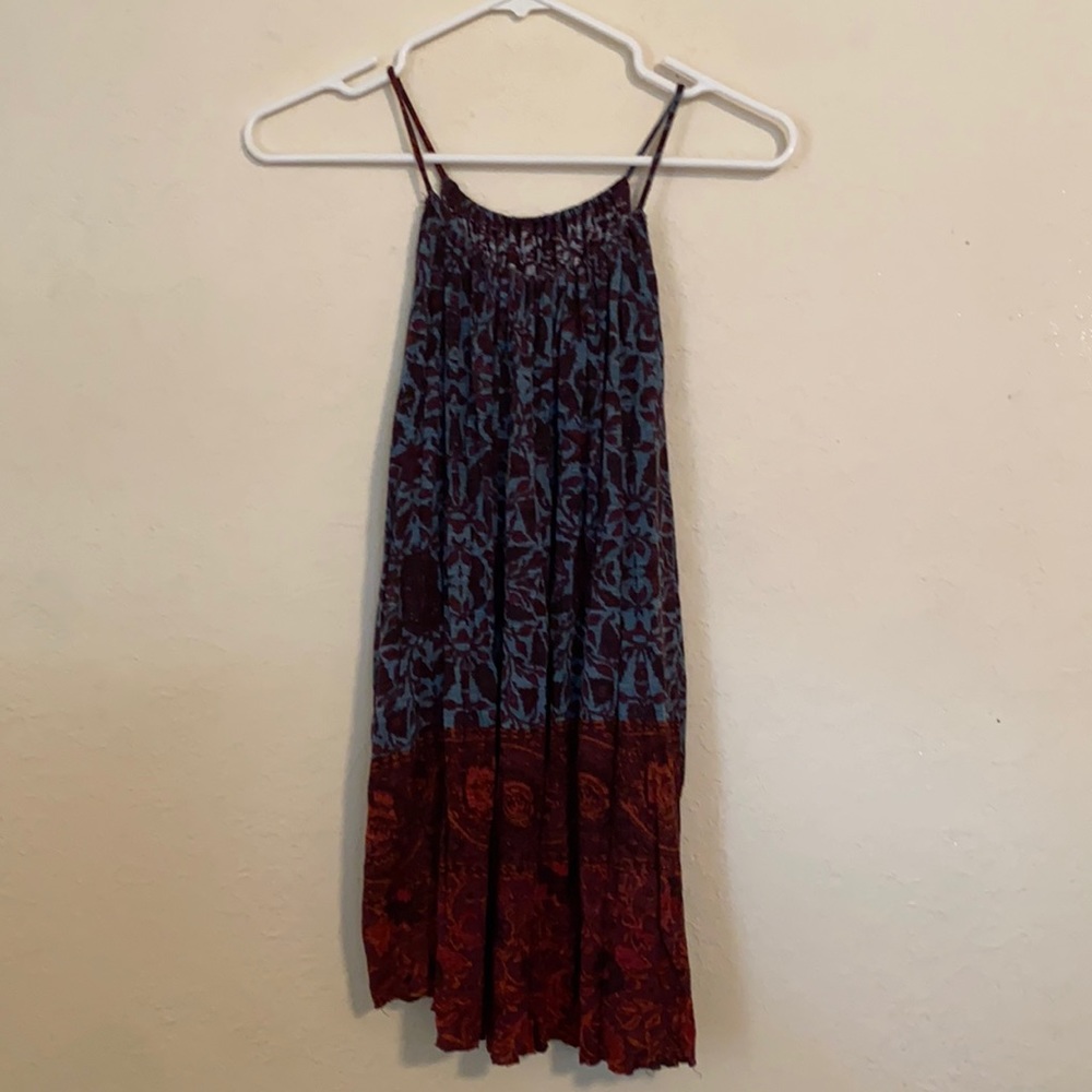 Urban Outfitters Boho Tapestry Print Tunic Top